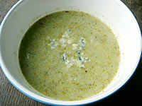 Photo of broccoli and stilton soup