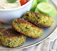 Picture of carrot falafels