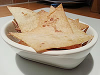 Photo of Healthy baked tortilla chips